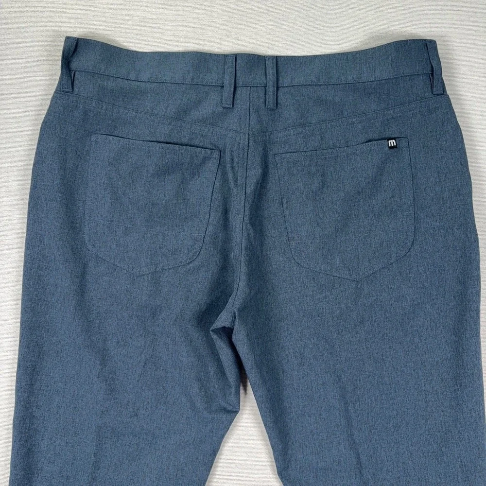 Travis Mathew Open to Close Pants Mens Size 36x30 Blue Polyester Spandex